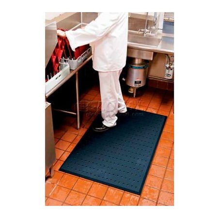 Andersen Complete Comfort Anti-Fatigue Mat w/Holes 5/8in Thick 3' x 5' Black 496035900